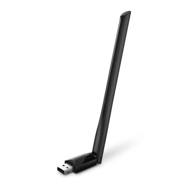 TP-LINK Archer T2U Plus AC600 Adaptador USB Inalambrico de Alta Ganancia Doble Banda - Wi-Fi Alta velocidad - Doble Banda Inalambrica - Antena Alta Ganancia Gira 180º - Soporta los Ultimos Sistemas