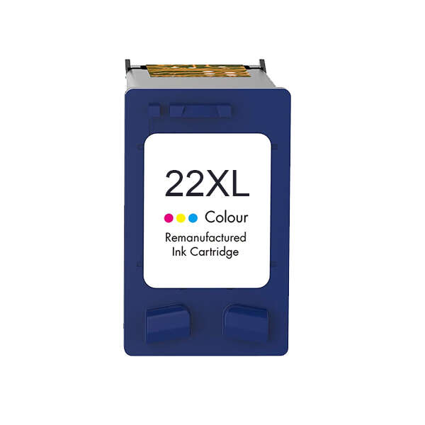 HP 22XL Color Cartucho de Tinta Remanufacturado - Reemplaza C9352AE/C9352CE