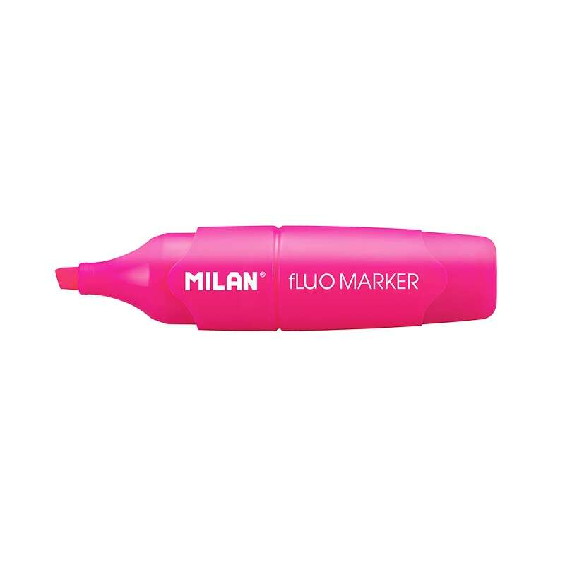 Milan Capsule Marcador Fluorescente - Punta Biselada 2 - 4mm - Color Rosa