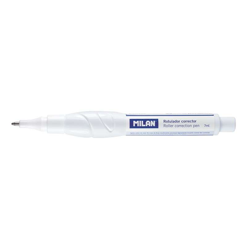 Milan Boligrafo Corrector - Punta Metalica - Capacidad 7ml