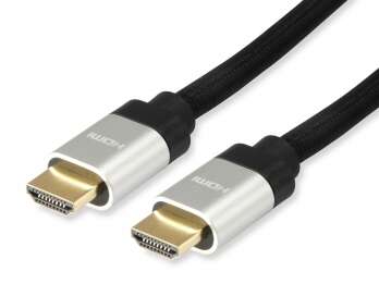 Equip 119382 cavo HDMI 3 m HDMI tipo A (Standard) Nero, Argento