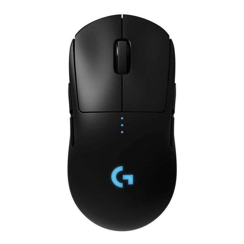 Logitech G Pro Raton Inalambrico USB 16000dpi - 5 Botones Programables - Sensor Hero - Tecnologia Lightspeed - Uso Diestro - Color Negro