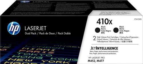 HP CF410X Negro Pack de 2 Cartuchos de Toner Originales - 410X