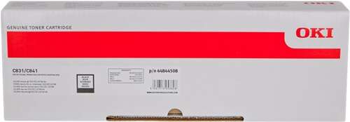 OKI C831/C841 Negro Cartucho de Toner Original - 44844508