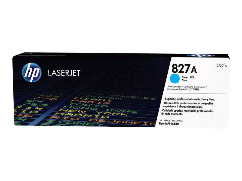 HP CF301A Cyan Cartucho de Toner Original - 827A