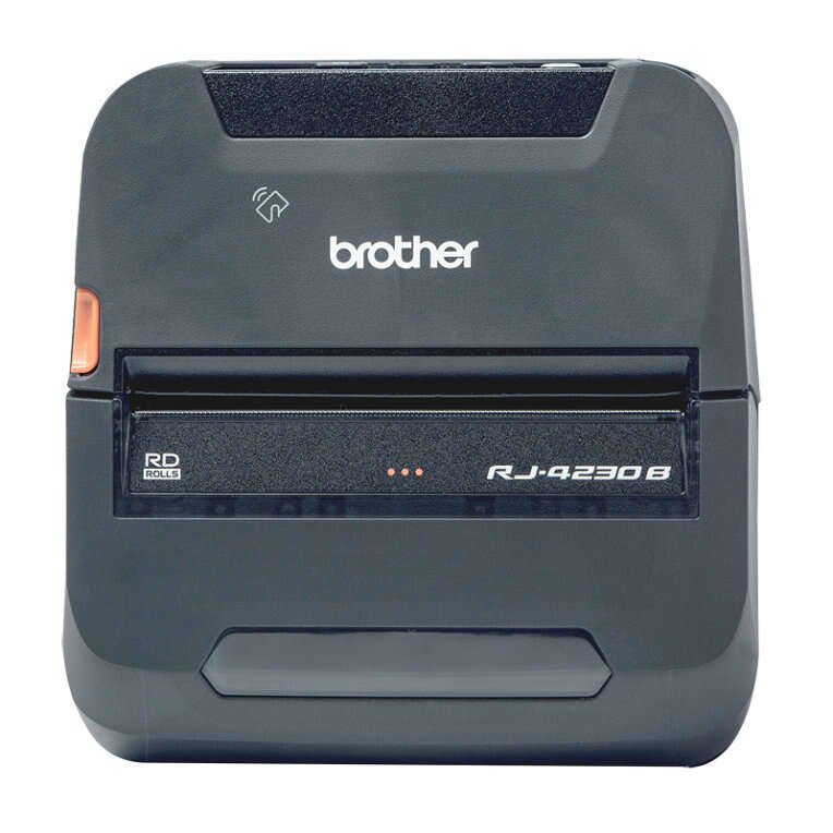 Brother RJ-4230B Impresora Termica Portatil de Etiquetas y Tickets Bluetooth, USB - Resolucion 203ppp - Velocidad 127mms - Color Negro