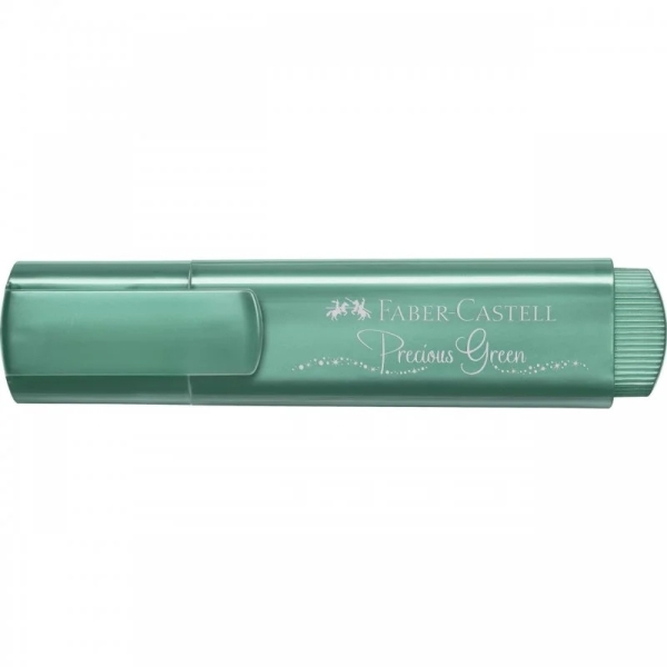 Faber-Castell Textliner 46 Metallic Marcador Fluorescente - Punta Biselada - Trazo entre 1mm y 5mm - Tinta con Base de Agua - Co