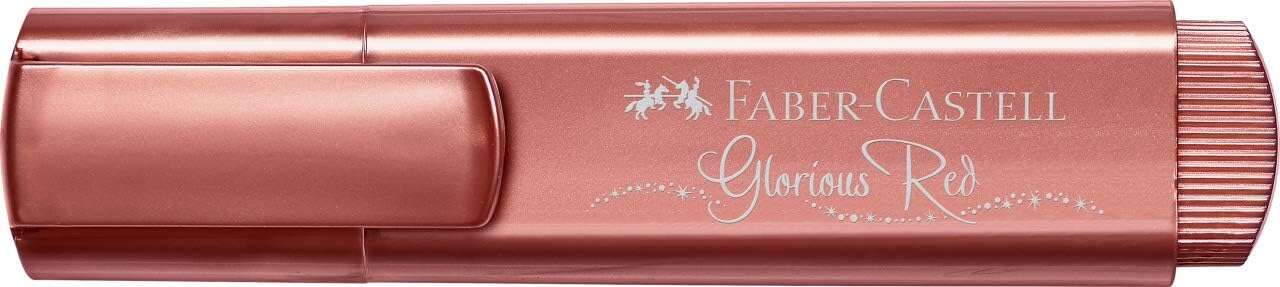 Faber-Castell Textliner 46 Metallic Marcador Fluorescente - Punta Biselada - Trazo entre 1mm y 5mm - Tinta con Base de Agua - Co