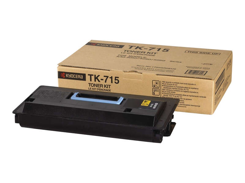 Kyocera TK715 Negro Cartucho de Toner Original - 1T02GR0EU0