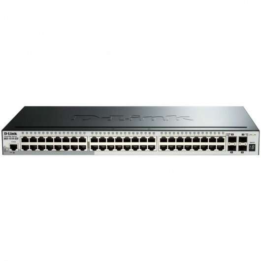 D-Link DGS-1510-52X switch di rete Gestito L3 Gigabit Ethernet (10/100/1000) 1U Nero