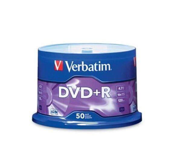 Verbatim DVD+R 16x 4.7GB (Tarrina 50 Uds)