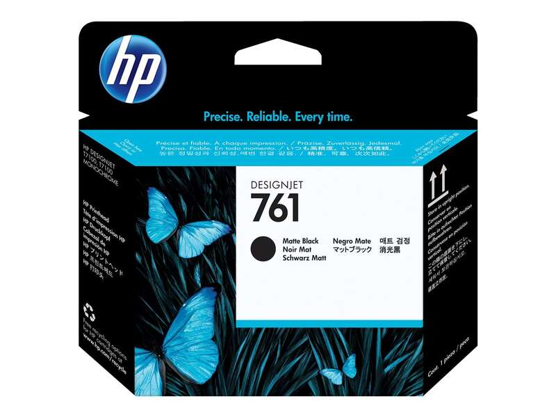 HP 761 Cabezal de Impresion Original - Negro Mate - CH648A