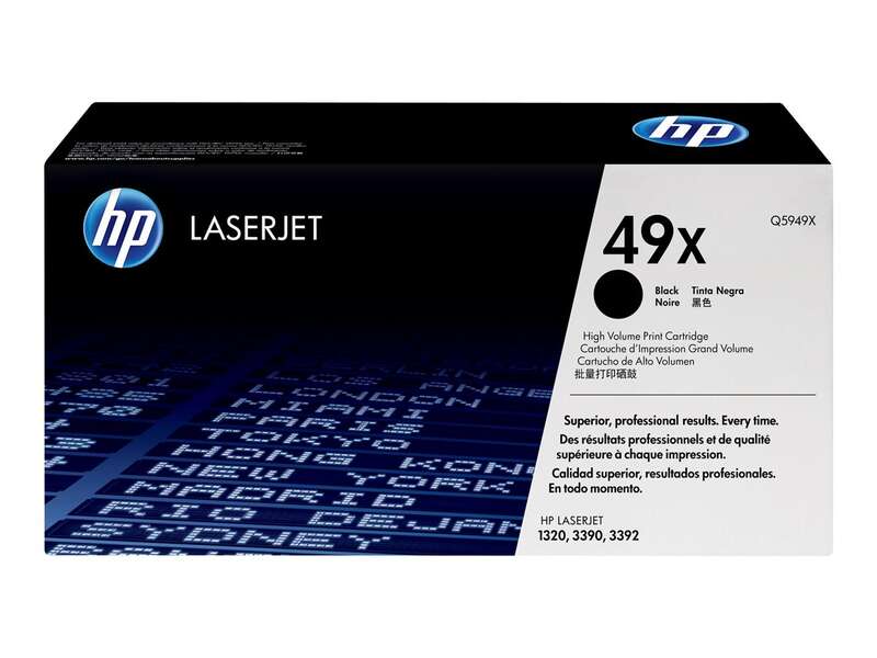 HP Q5949X Negro Cartucho de Toner Original - 49X