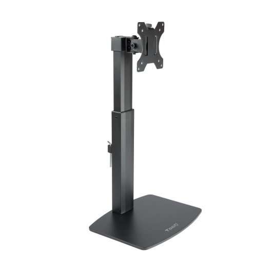 Tooq Soporte de Mesa para Monitor de 17"-32" - Regulacion de Altura por Piston de Gas - Gestion de Cables - Peso Max 7Kg - VESA 100X100mm - Color Negro