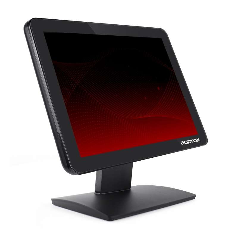 Approx Monitor Tactil Capacitivo 15" para TPV 1024 x 768 - Respuesta 5ms - Angulo de Vision H 160º V 140º - USB, VGA - Compatible con VESA