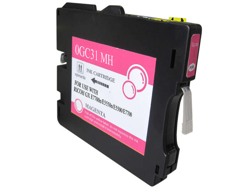 Ricoh GC31M Magenta Cartucho de Tinta Pigmentada Generico - Reemplaza 405690/405703