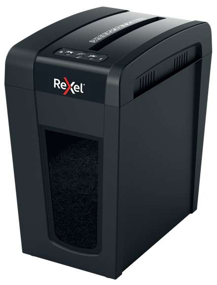 Rexel Secure X10-SL Whisper-Shred Destructora de Papel Manual Corte en Particulas P-4 - Destruye hasta 10 Hojas a la Vez - Tecnologia de Bajo Ruido Whisper-Shred ™ - Capacidad de la Papelera 18L - Color Negro