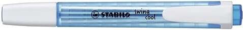 Stabilo Swing Cool Marcador Fluorescente - Cuerpo Plano - Punta Biselada - Trazo entre 1 y 4mm - Tinta con Base de Agua - Antise