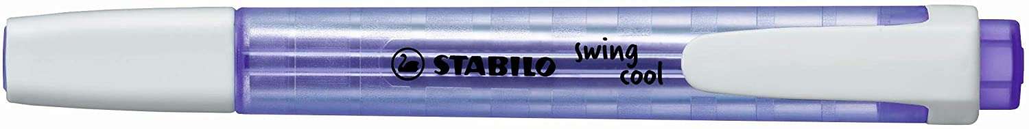 Stabilo Swing Cool Marcador Fluorescente - Cuerpo Plano - Punta Biselada - Trazo entre 1 y 4mm - Tinta con Base de Agua - Antise