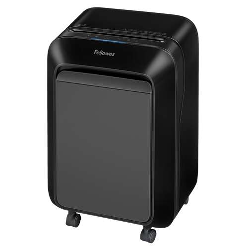 Fellowes LX210 Destructora de Papel Manual Mini-Corte P-4 - Destruye hasta 16 Hojas - Capacidad de la Papelera 23L - Color Negro