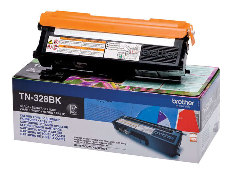 Brother TN328 Negro Cartucho de Toner Original - TN328BK