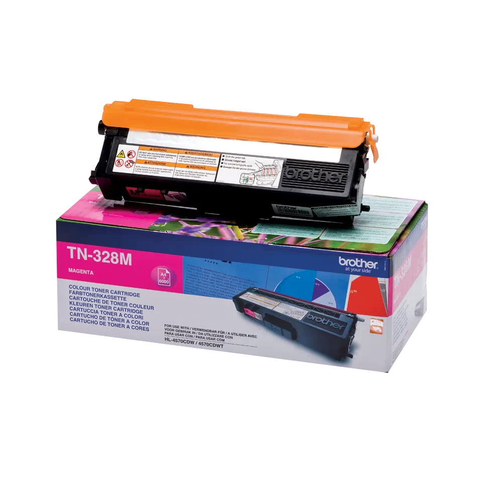 Brother TN328 Magenta Cartucho de Toner Original - TN328M