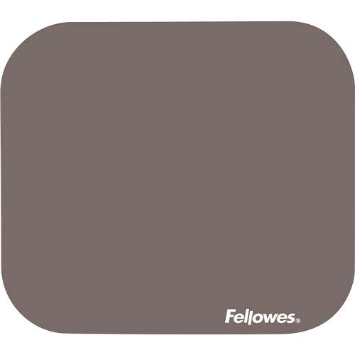 Fellowes Alfombrilla Premium - Base de Goma Antideslizante - Superficie de Poliester - 23.2x19.9cm - Color Gris