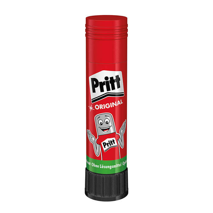 Pritt Barra de Pegamento 11grs - Sin Disolventes - 97% de Ingredientes Naturales - Lavable a 20ºC - Seguro para Niños