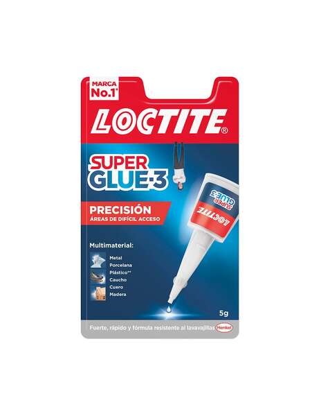 Loctite Precision Pegamento Universal Instantaneo - 5gr - Maxima Resistencia - Union Instantanea -  2640076/2712223/2644833