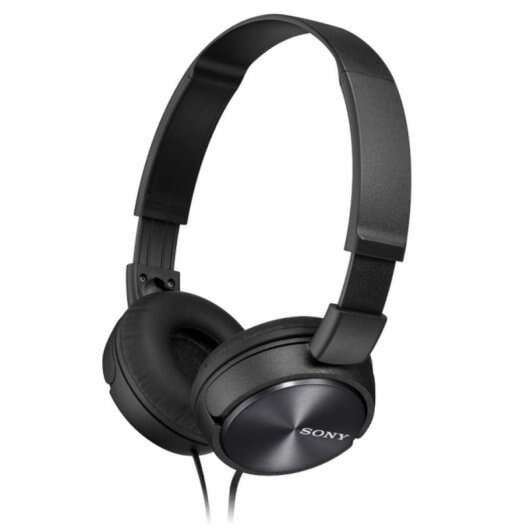 Sony MDR-ZX310 Auriculares con Microfono - Plegables - Diadema Ajustable - Almohadillas Acolchadas - Controles en Cable - Cable de 1.20m