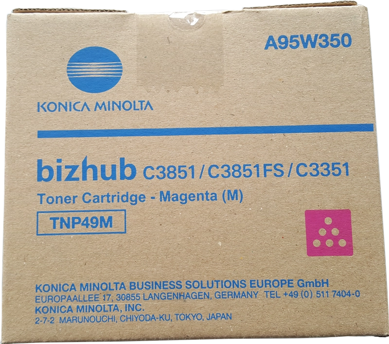 Konica Minolta TNP49 Magenta Cartucho de Toner Original - TNP49M/A95W350