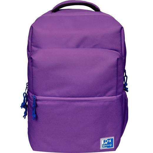 Oxford B-Ready Mochila 28L - Tamaño 42x30x15cm - Bolsillo acolchado - Asa Superior - Poliester Reciclado RPET - Color Lila