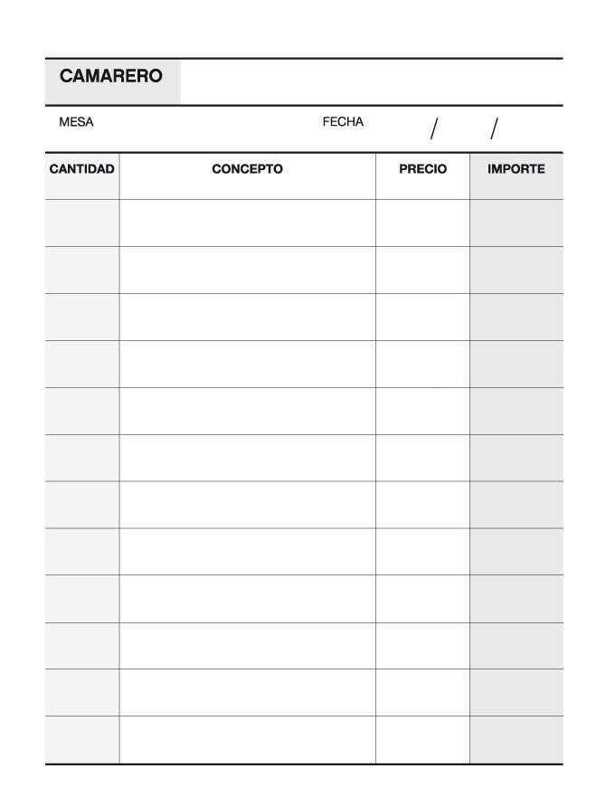 Apli Talonario Camarero 1/8 Triplicado Natural - Formato Compacto - 3 Copias - Numeracion Consecutiva - Resistente al Agua - Marron