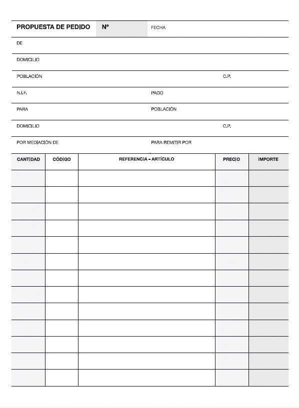 Apli Talonario Pedido 1/4 Natural Lito A-27 - Papel Autocopiativo - 25 Juegos por Talonario - Numeracion Secuencial - Tamaño 1/4 - Natural