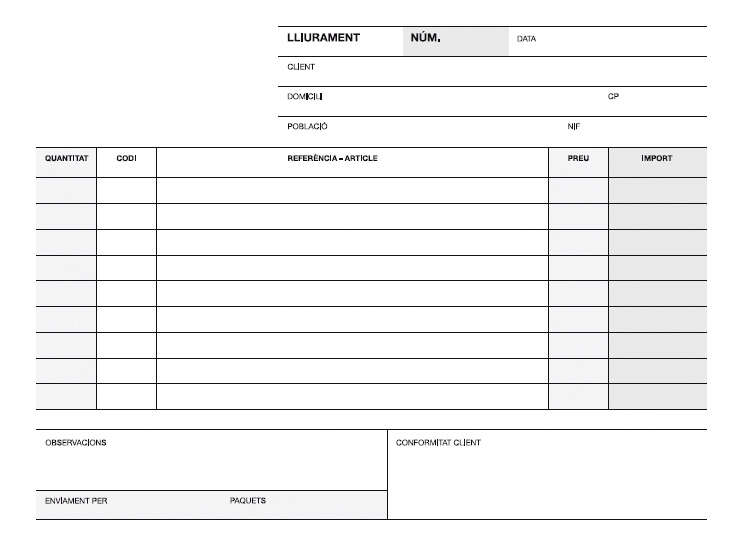 Apli Talonario Entrega 1/4 Apaisado Triplicado - 210x148mm - Numeracion Secuencial - Papel Autocopiativo - Tres Copias - Blanco