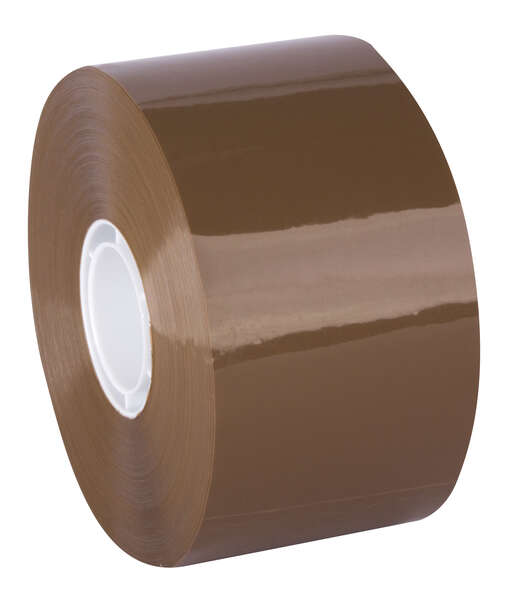 Apli Precinto Compact sin Ruido Pp Acrilico - 50mm x 132m - Grosor 28?m - Marron