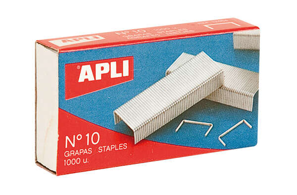 Apli Grapas Galvanizadas Plata Brillante - Ø 0.53mm - Precisas y Duraderas