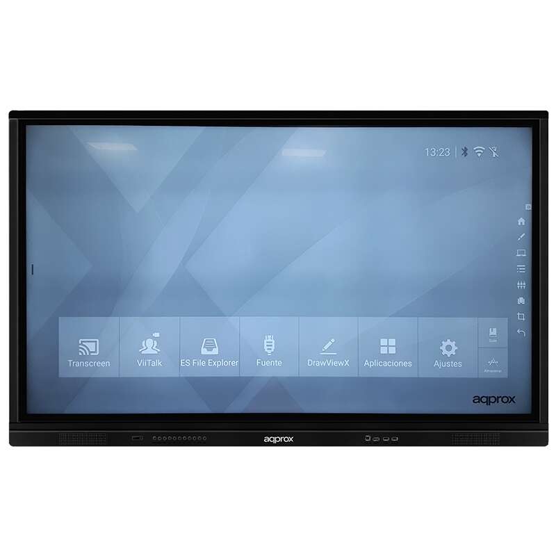 Approx Pantalla Interactiva 65" UHD 4K WiFi, Bluetooth - Multi-touch hasta 20 Puntos - 4 Dispositivos a la Vez - HDMI, DisplyPort, VGA, USB 3.0 - VESA 600x400mm