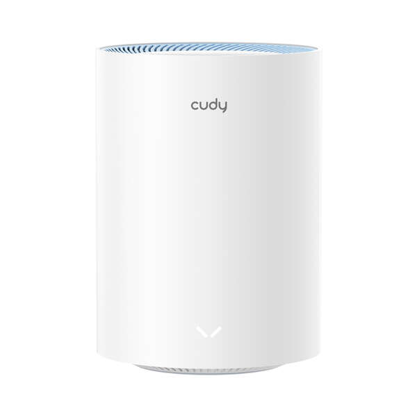 Cudy M1200 Sistema WiFi Mesh AC1200 Dual Band - 867Mbps en 5GHz, 300Mbps en 2,4GHz - 1x Puerto LAN 10/100Mbps, 1x Puerto WAN 10/100Mbps - 2 Antenas Internas