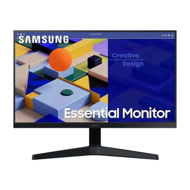 Samsung Monitor 24" LED IPS FullHD 1080P 75Hz FreeSync - Respuesta 5ms - Angulo de Vision 178° - 16:9 - HDMI, VGA - VESA 100x100mm