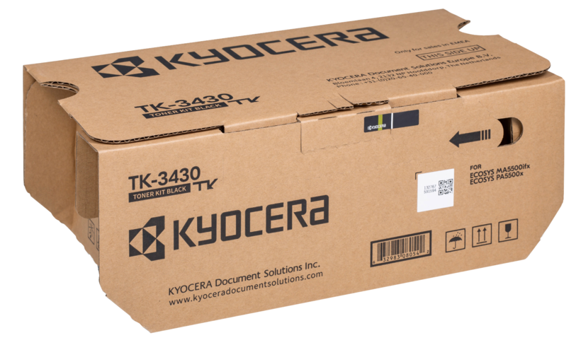 Kyocera TK3430 Negro Cartucho de Toner Original - 1T0C0W0NL0