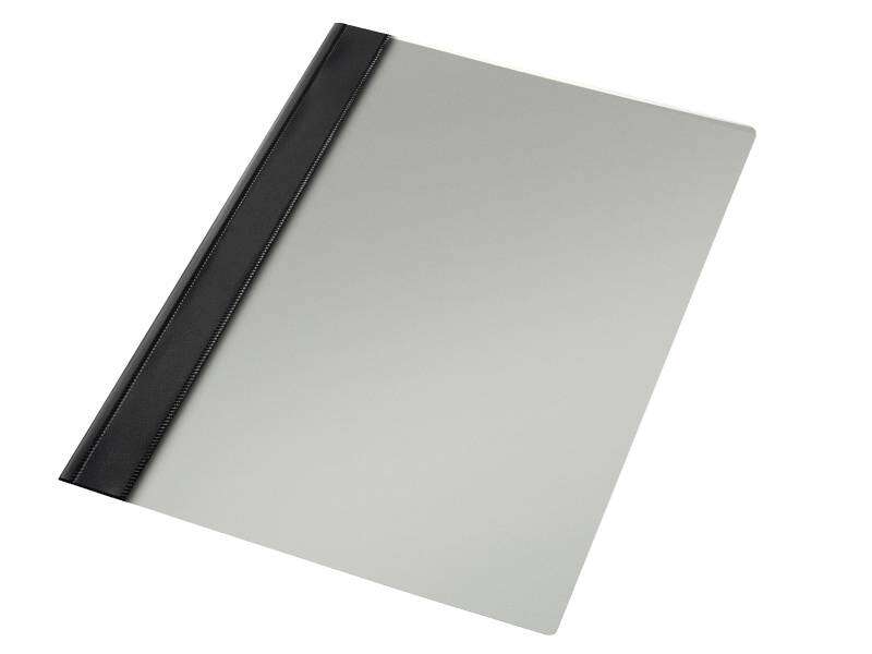 Esselte Fastener Dossiers PVC Folio - 150 Micras - PVC Rigido - Mecanismo Metalico - Negro