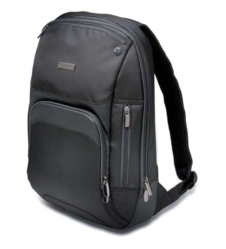 Kensington Mochila Triple Trek Optimizada para Ultrabook - Nylon Balistico de 1680 Deniers - Proteccion Snugfit(Tm) - Color Negro