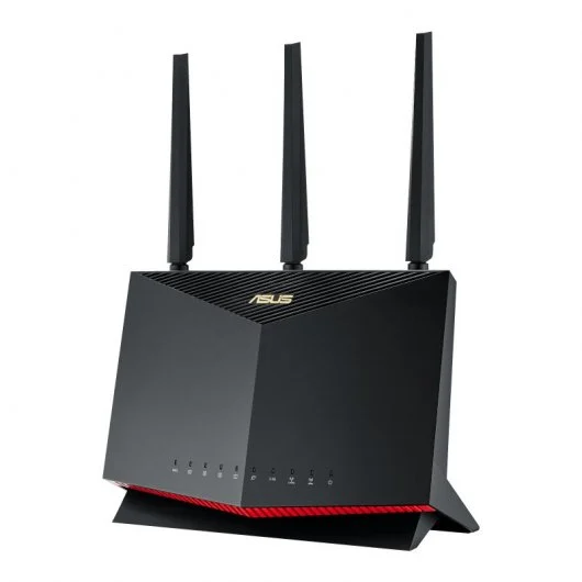 Asus RT-AX86S Pro Router Gaming AX5700 WiFi 6 Dual Band - Velocidad hasta 4800Mbps - 5x RJ45 LAN, 1x RJ45 WAN, 1x USB 2.0, 1x USB 3.2 - 3 Antenas Externas