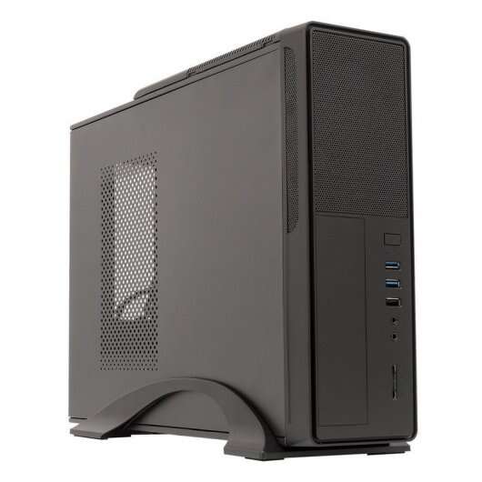 Unykach UK2010 85% Eficencia Caja Torre MicroATX - Fuente de Alimentacion 300W 85% Incluida - Tamaño Disco Soportado 3.5", 2.5" - USB-A 3.2/2.0 y Audio