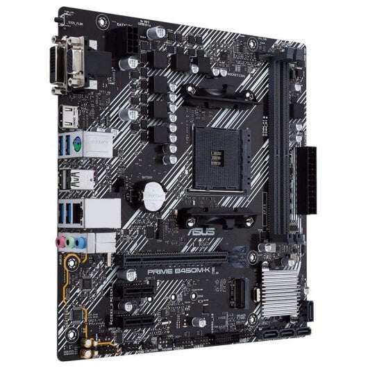 Asus Prime B450M-K II Placa Base AMD M.2, HDMI/DVI/D-Sub, SATA 6 Gbps, 1 Gb Ethernet, USB-A 3.2 Gen.1, BIOS FlashBack