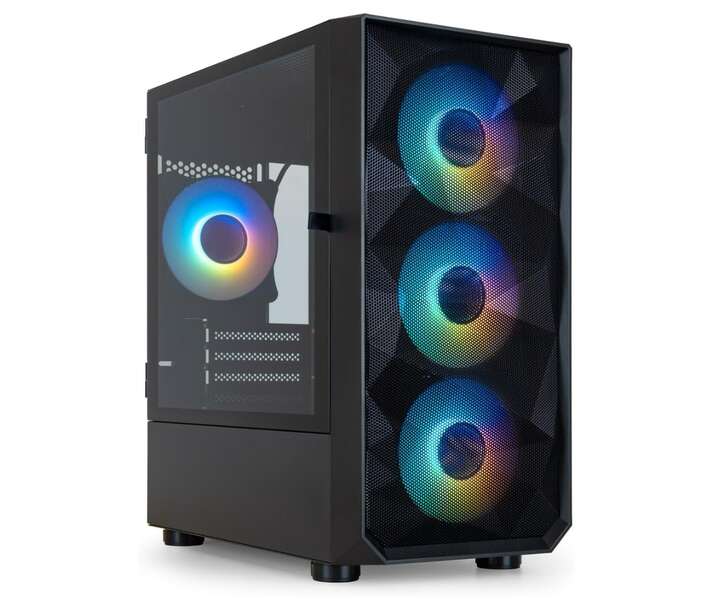 Tooq Seizure Caja Minitorre Gaming Micro-ATX/Mini-ITX - Panel Lateral Cristal Templado - Tamaño Disco Soportado 3.5", 2.5" - USB