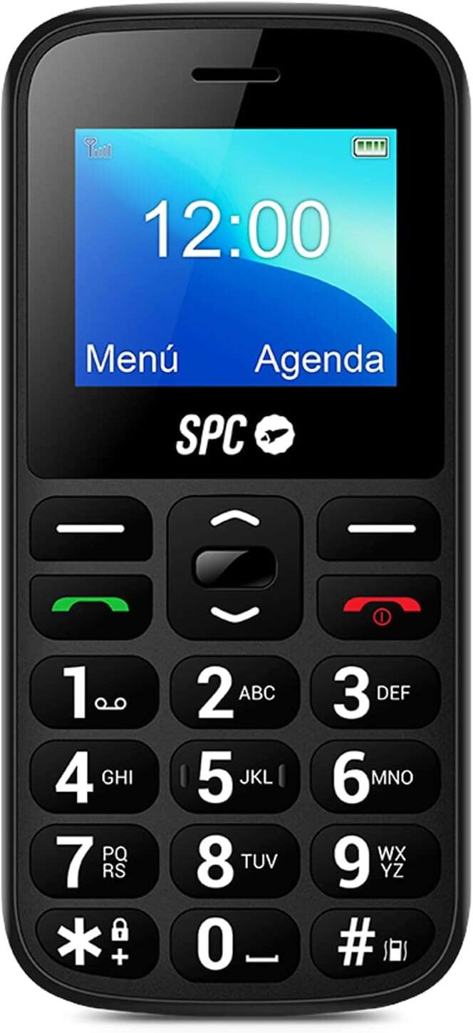 SPC Fortune 2 - Mayor Cobertura 4G - Llamada de Emergencia - Ayuda Inteligente en Remoto - Volumen de Timbre Muy Alto - Menu Sen