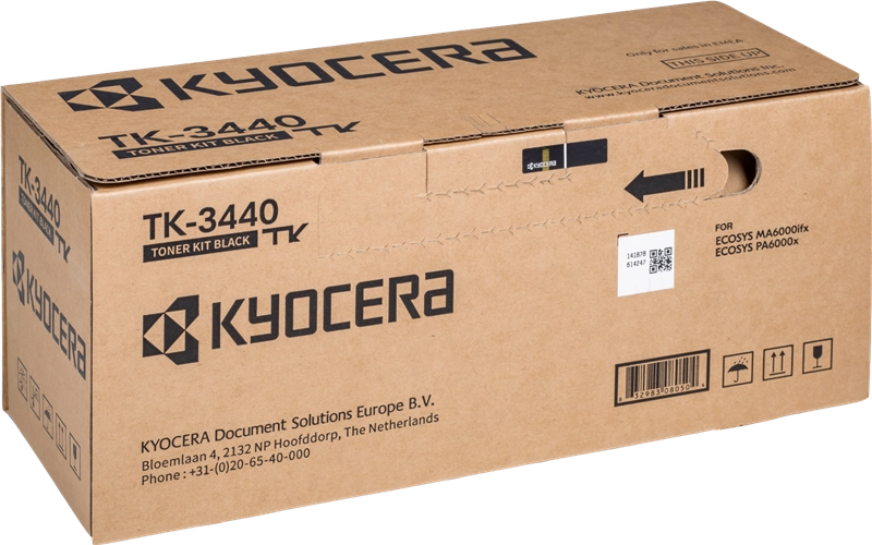 Kyocera TK3440 Negro Cartucho de Toner Original - 1T0C0T0NL0