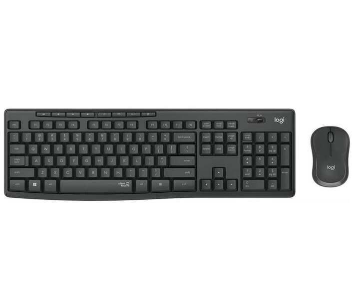 Logitech MK295 Pack Inalambrico Teclado (Portugues) + Raton 1000dpi 3 Botones - Teclas y Botones Silenciosos - Uso Ambidiestro - Color Negro